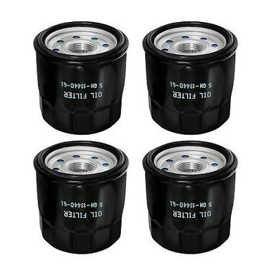 4 Pack 5GH-13440-61-00 Oil Filter Compatible with Yamaha, Replaces 5GH-13440-80-00, 5GH-13440-90-00, 5GH-13440-60-00, 5GH-13440-50-00, for Yamaha F15 F25 F50 F60 F70 Outboard