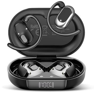 Open Ear Headphones, NEW Over Ear Earbuds with 4 ENC Noise-Canceling Mic | Ultra-Comfort Bone Conduction Earbuds, BT5.4, HD Stereo, IPX7 Waterproof, Ergonomic Earhooks,36H Sports Ear Buds for Running
