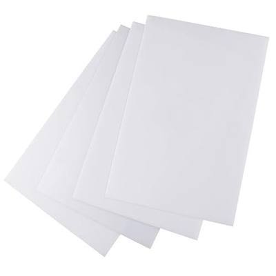 4 Pieces 11.8" x 7.8" x 0.04" LED Light Diffuser Board Sheets, to Soften, Diffuse, Reduce Harsh Glare from Ceiling Drop Lights, Flat Panel Lights, Spotlights for Office, Classroom, Warehouse