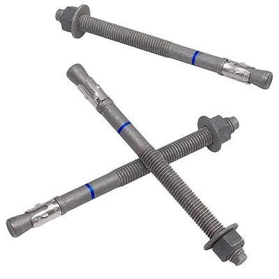1/2" x 12" Concrete Anchors (20 Pack), Wedge Anchors Bolts, Hot Dip Galvanized