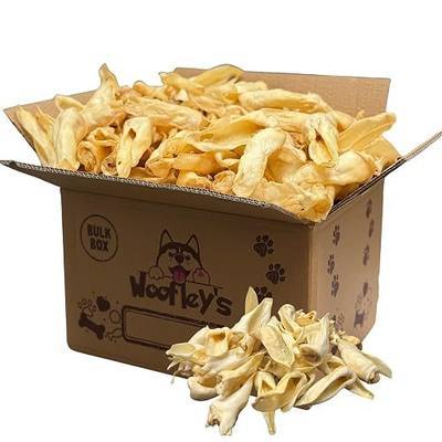 Woofley's - 100% Natural Whole Lamb Ear Dog Chews- 100 Count - Our Healthy Dog Lamb Ears are Easy to Digest and Great for Small, Medium Or Large Dogs