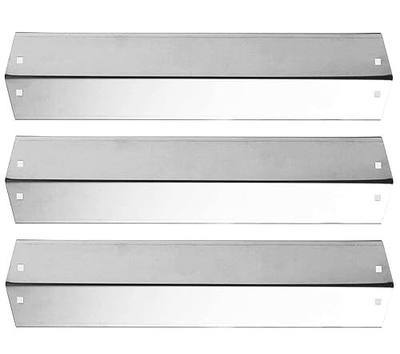 18 15/16 x 3 7/8 Inch Stainless Steel Grill Heat Plates for Char Griller Replacement Parts for CharGriller 3001 3008 3030 4000 5050 5252 & King Griller 3008 5252 Gas Grills