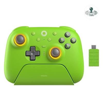 8Bitdo Ultimate 2 Wireless Controller for Windows, Android, Steam Deck | TMR Joysticks,1000Hz Polling Rate,Tactile/Hall Triggers,Motion Control,Programmable Back Paddle Buttons&L4/R4 Bumpers,Green