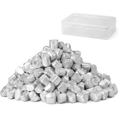 1LB High Purity 99.6% Aluminum Pellets & Block, Raw Aluminum Ingot for Metal Casting, Melting & DIY Projects, Compatible with Metal Casting Kit (Weight-1LB)