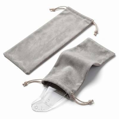 2 Pcs Motorcycle Helmet Visor Bags for Storing and Carrying Helmet Visor | Scratch-Resistant Sleeve for Most Helmet Visor, Universal Visor Bag, 21" Length by 8" Width