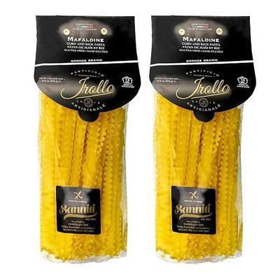 Sanniti Artisanal Gluten Free Pasta di Gragnano Imported From Italy, 17.6 oz (Mafaldine) Pack of 2