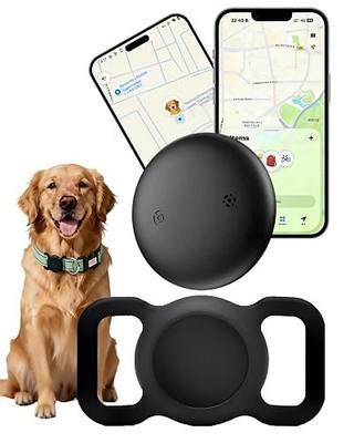GPS Tracker for Dogs (iOS & Android), No Subscription Real-Time Tracking | Bluetooth Smart Finder Tag Works with Google Find Hub & Apple Find my App, Anti-Lost for Pet Items Kitten Grey