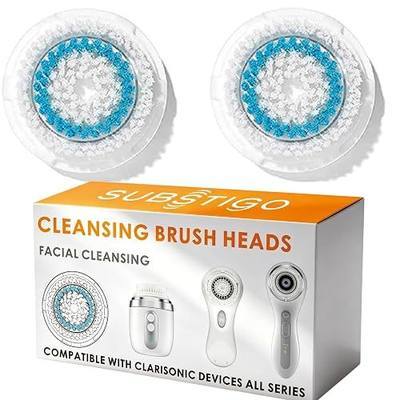 for Mia 2 Replacement Brush Heads Replacements Compatible for Clarisonic Mia 1, Mia 2, Mia Fit, Alpha Fit, Smart Profile Uplift and Alpha Fit Face Facial Cleansing Brush Head Replacements (Deep Pore)