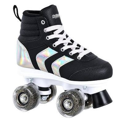 Nattork Roller Skates for Girls Boys Women Colorful with High-Rebound Wheels, Men Outdoor Indoor Fun Quad-Skates for Beginner Rink Skates