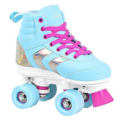 Nattork Roller Skates for Girls Boys Women Colorful with High-Rebound Wheels, Men Outdoor Indoor Fun Quad-Skates for Beginner Rink Skates