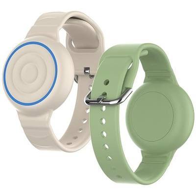 Waterproof Bracelet for AirTag-2Pack Air Tag Wristband Kids | Silicone Hidden Holder, Adjustable Watch Band, for School, Parks, Trips, Beach, Pool, for Apple AirTag 1st & 2nd Gen