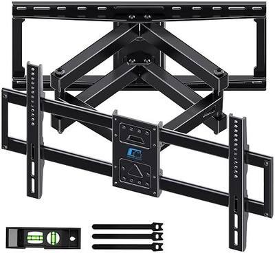 HOME VISION TV Wall Mount for 40-90" TVs up to 200 lbs - Fits 24" Wood Studs (8-24") & Extends 23.5" - Heavy Duty TV Mount Bracket - Full Motion Articulating Swivel/Tilt/Level with Max 600x400mm VESA