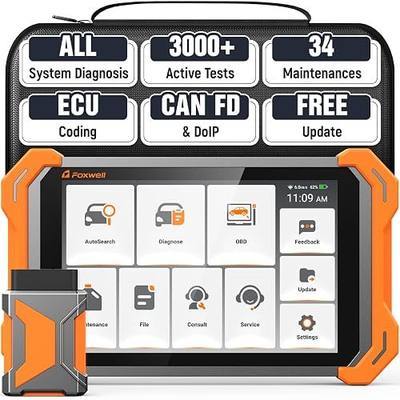 FOXWELL NT919BT All System Diagnostic Tool - Automotive Bidirectional Scan Tool, 3000+ Active Tests, 34 Maintenances, ECU Coding, CAN FD & DoIP, Lifetime Free Update, Car OBD2 Scanner for 140+ Brands