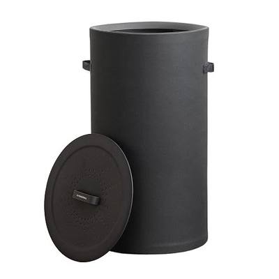 126L Laundry Basket with Lid, Laundry Hamper, Laundry Room, Black | Clothes Hampers for Laundry with Two Handles and 1 Removable Bag, Large Foldable Laundry Hamper for Bedroom, Bathroom, Dorm