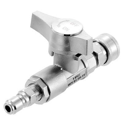 M MINGLE Ball Valve Pressure Washer, 3/8" Quick Connect Shut Off Valve | for Power Washer Hose, 5000 PSI