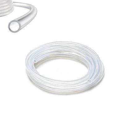 Carefree Fish Aquarium Silicone Airline Tubing Odorless Anti-Fall-Off Air Hose 6Ft 3/16" (4mm) ID for Fish Tank Air Pump Air Stone and Bubble Filter