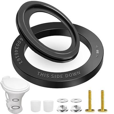RV Toilet Seal Kit, Replacement for Dometic 300 310 320 Toilets, Includes Flush Ball Seal 385311658 & Base Gasket 385311652 with Mounting Hardware, Fits Camper, Motorhome, and RV Toilets