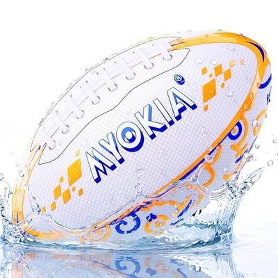 Size 3 White Rechargeable Glow Water Football for Kids | Ages 3 4 5 6 7 8 Year Old Boy Girls Birthday Gifts Waterproof Pool Beach Night Family Backyard Outdoor Games Toy