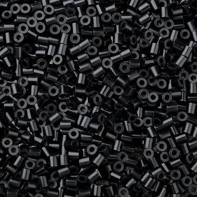 ZHIYUXI 2500Pcs Black Fuse Beads 5mm Iron Beads Melty Beads Hama Beads Kit for DIY Crafts, Jewelry Making, Bulk