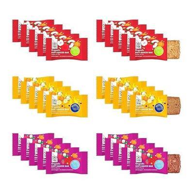 Once Upon a Farm Organic Soft-Baked Bars Variety Pack, 30 Ct, Non-GMO | Once Upon a Farm Organic Soft-Baked Bars Variety Pack, Apple & Oat, Mixed Berry, Banana Chocolate Chip, Non-GMO, 30 Bars