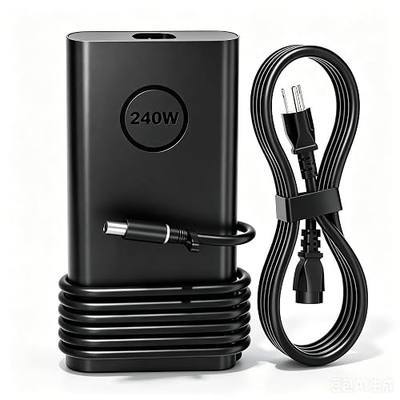 240W Laptop Charger Compatible with Dell G16 G15 G7 G5 Alienware x17 x16 x15 M18x X51 17 15 Precision 7780 7770 7680 7670 7560 3260 3551 Power Adapter