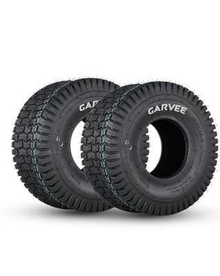 2 Pack 15x6.00-6 Lawn Mower Tires,15x6-6 NHS Off-Highway Tires, 15x6x6 Turf Tires Replacement for Riding Mower Garden Tractor Golf Cart Utility Vehicle,4PR Tubeless