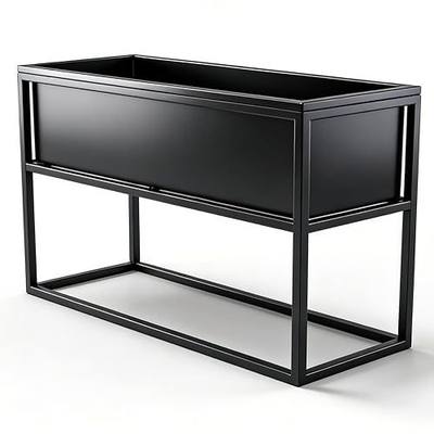 Raised Garden Bed, Metal Planter Box Outdoor, Rectangular Planter for Outdoor Plants, Elevated Iron Planter Boxes for Patio Balcony Garden