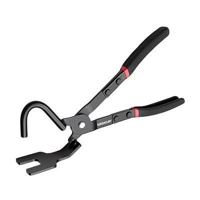 WISEUP Exhaust Hanger Removal Tool – Heavy-Duty Pliers for Car & Truck Rubber Exhaust Hangers with Non-Slip Grip, Compatible with Most Domestic & Imported Exhaust Systems