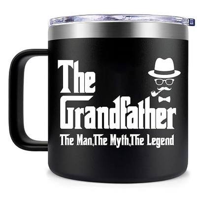 Fufendio Fathers Day Gift for Grandpa Mug - Grandpa Gifts from Grandchildren - Grandfather Birthday Christmas Gift from Granddaughter, Grandson - Coffee Mug 14oz