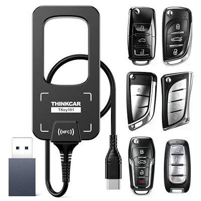 THINKCAR TKEY101 Key Fob Replacement Kits for Vehicles, Keyless Entry Remote with 3 Button Keypads, Work with THINKSCAN 689, THINKSCAN 689BT Scan Tool
