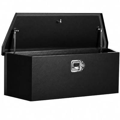35" Steel Trailer Tongue Tool Box with Lock | Heavy-Duty Steel | Lockable T-Handle | Weatherproof Seal | 35" Storage | Fits Trucks, Trailers & RVs
