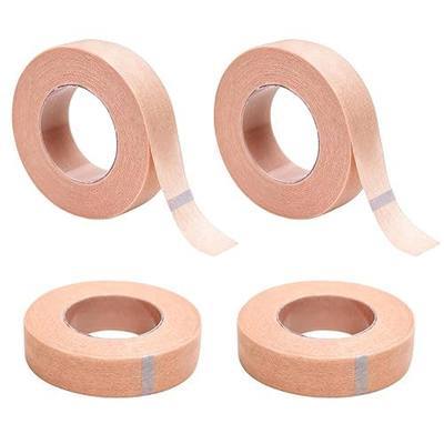 2 Rolls Paper Medical Tape, 0.5" x 10 Yards Nose Tape for Rhinoplasty Shaping, Latex-Free & Hypoallergenic Soft Surgical Tape, Paper Tape Medical for Wound Care (Beige)