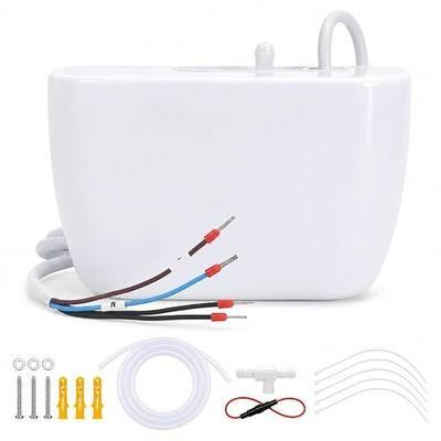 Mini Split Silent Pump 100-240v,20M Lift Ultra Quiet 18dB Automatic Drain Pump with Safety Alarm, Anti-Siphon Device for Automatic Drain for Residential & Light Commercial HVAC Systems