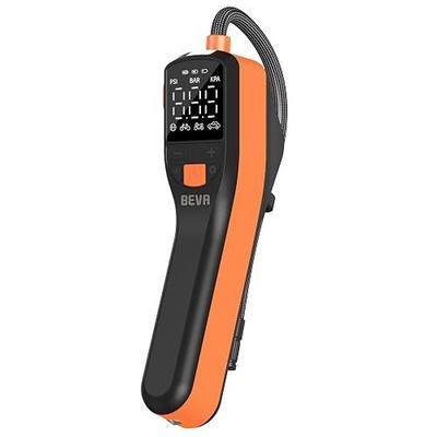 BEVA CAP02 Tire Inflator Portable Air Compressor, Fast Inflation Bike Pump with Digital Pressure Gauge and LED Light, 150PSI Portable Air Pump for Car Tires, Motorcycle, Bike, Ball