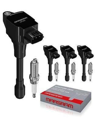 Marsram Ignition Coil UF549 Spark Plug Fit for 2007-2012 Nissan Sentra 2.5L | Spark Plug 9029 Fit for 2007-2015 Nissan Altima 2.5L, 2009-2012 Sentra 2.0L, 2013-2019 Sentra 1.8L, 2009-2011 Versa 1.6L L4