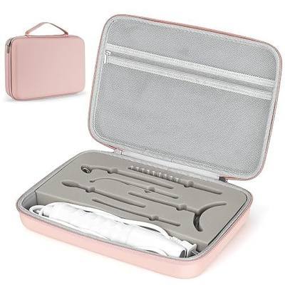 Case for NuDerma High Frequency Wand, Fits for TUMAKOU/Quiet&Far/UUPAS/Uaike/DARSONVAL Skin Machines, Travel Carrying Case for Professional Skin Portable Clinical high Frequency - Pink (CASE ONLY)