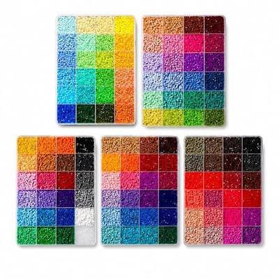 2.6mm Fuse Beads for Adults,120 Colors, 36000+ Pieces, 300+ Beads of Each Color, Fuse Beads Refill Box Kit, DIY Pixel Art Craft Set for Handmade Gifts, Decor and Creative Projects(No Other Tools)