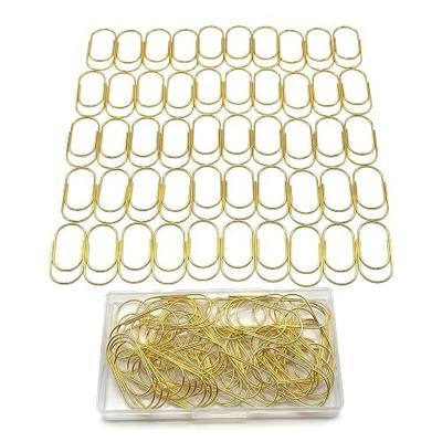 Jumbo Gold Paper Clips Heavy Duty Paperclips, 2 Inch, 50 Pcs | Large Size, Heavy Duty, Rust Resistant, Smooth Finish No Snag, Office Wedding Invitations Planner Home Use