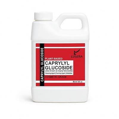 Caprylyl Glucoside Surfactant (Capryl Glucoside) 16 fl oz, Cosmetic Grade Plant-Based Cleansing Agent, Sulfate-Free Foam Booster & Essential Oil Solubilizer for DIY Formulation