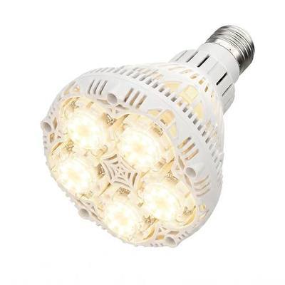 30W BR30 Grow Light Bulb with Remote Control, Full Spectrum 4000K Plant Light with Auto 4/8/12H Timer, 250W Equivalent High PPF E26 Grow Lamp for Indoor Plants