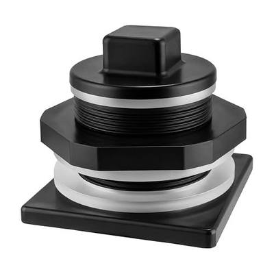 Stock Tank Drain Plug Kit Compatible with 50 70 100 150 300 Gallon Stock Tanks, Heavy Duty Water Tank Drain Plug Replacement(≥2 Inch Drain Holes), Leak-Proof Design (1PC)