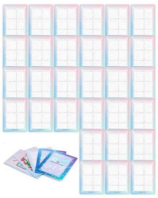 forever young Freestyle Mini Diamond Art Cards, No Pattern–Round, No Drills | Holographic Rainbow Effect for Diamond Art Beads,30 Sheets 3-Inch Freestyle Cards with Glue Diamond Art Accessories,No Drills