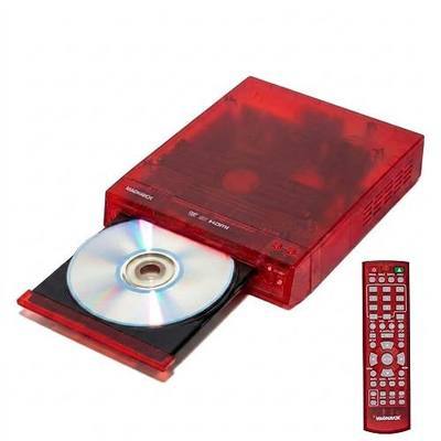 Magnavox, Translucent DVD Player with HDMI Cable Included, Multi Format DVD CD MP3 Player, HDMI Output, Remote Control, PAL/NTSC Compatible, 2 Channel Audio