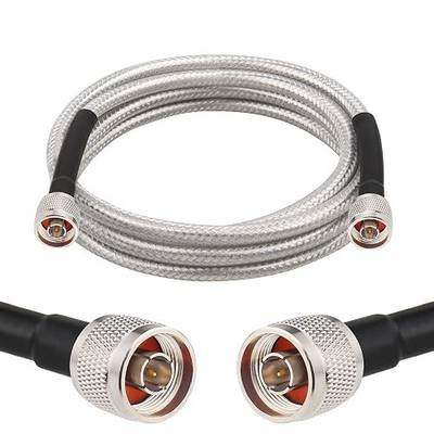 MOOKEERF RG8X N Male to N Male Cable 6FT,Ultra Low Loss N Cable 50 ohm RG8X Stranded Core for WiFi Router,Amplifier,Antenna,Signal Booster Use