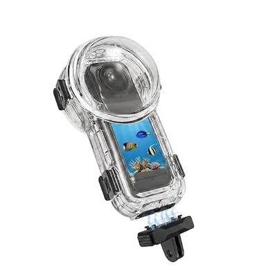 Magnetic Quick Release Invisible Dive Housing Case for Insta360 X5 | 60m/197ft Waterproof Underwater Housing with Scratch-Resistant Shell – Deep Dive, Snorkeling & Action Camera Protection