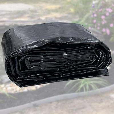 15x25FT Reinforced PE Pond Membrane Liner for Outdoor Pond(0.75oz/sq ft)