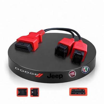 FCA 12+8 SGW Bypass OBD2 Cable for Chrysler Dodge Jeep Fiat 2018+ Cars | Works with Autel DS808, MS905, MS906, MS908 diagnostic scanners, bypass SGW security gateway for FCA vehicle full maintain