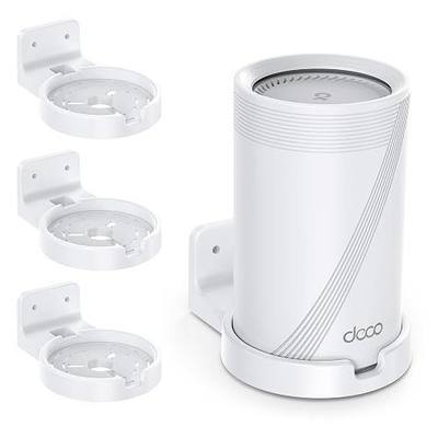 EDUP LOVE® TP-Link Deco Wall Mount for WiFi 7 Mesh Router (White, 3 Pack) | Fit for Deco 7 BE63 /BE65/BE67/BE10000/BE9300/BE14000 Mesh & Deco XE75 Pro XE75 X80 X75 Router, ABS Mount & Cable Management