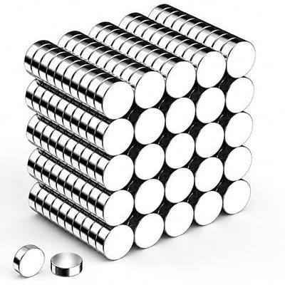 Small Neodymium Magnets for Crafts, 250 Pcs 6x2mm Round Rare Earth Magnets | 0.24 * 0.08in Mini Strong Refrigerator Magnets for 3D Printing, Fridge,Photos, DIY, Miniatures, Whiteboard, Office, Kitchen