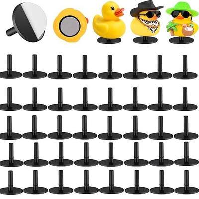 Duck Holder for Dash – 40PCS Duck Mount for Jeep Dashboard, Flock Locker Rubber Duck Plugs, Plastic Duck Holders for Car Dash, Strong Double-Sided Stickers Included (Ducks Not Included) (40)